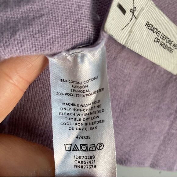 Ann Taylor Lilac‎ button up Cardigan 🦋🌸 - Picture 7 of 12